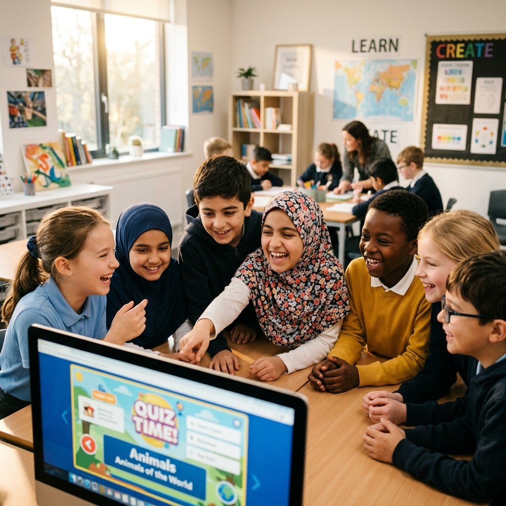 Children in an after-school program